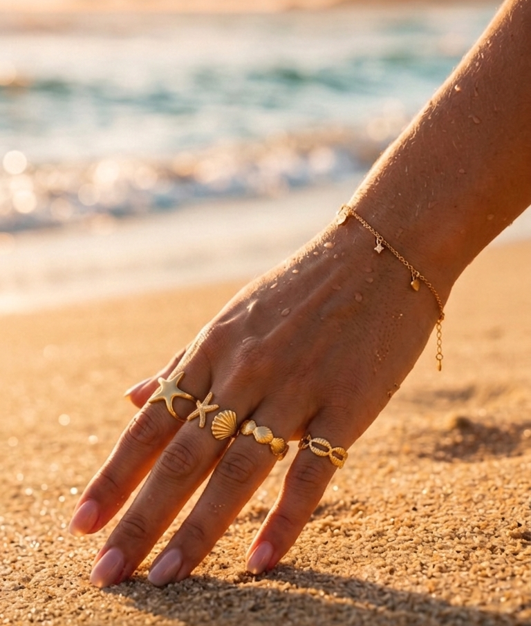 The Sun-Drenched Stack (2 rings)