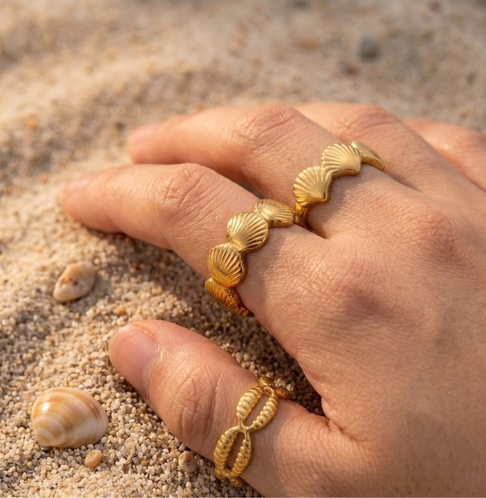 The Sun-Drenched Stack (2 rings)