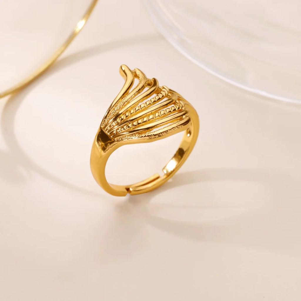 The Sculpted trio (3 rings)