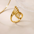 The Sculpted trio (3 rings)